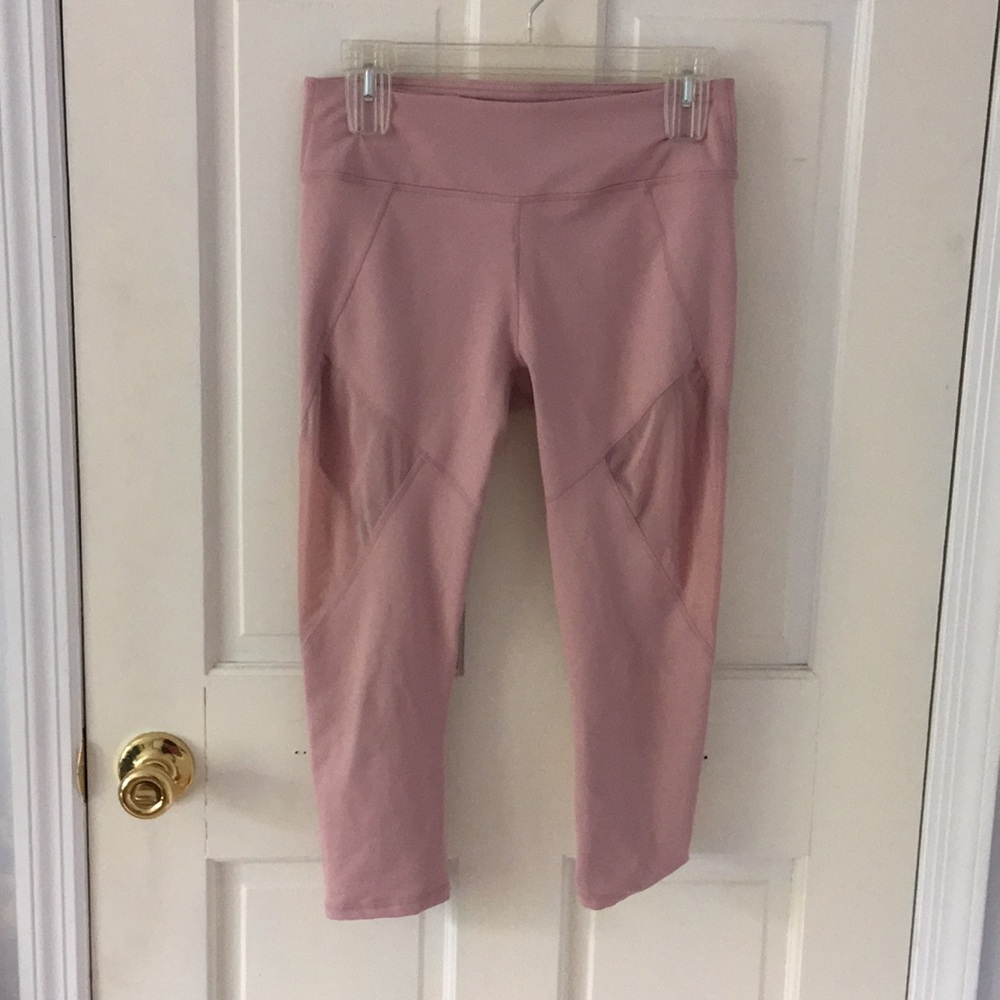 Dusty Pink Fabletics Capri Leggings